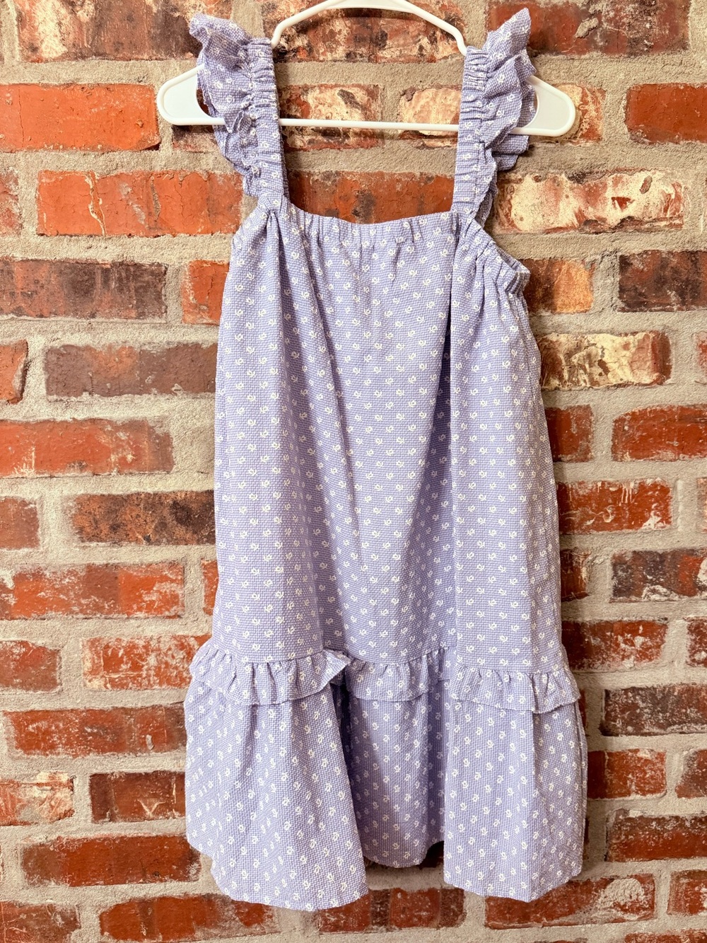 Pink Lily Lavender Ruffle Strap Nightgown for Girls